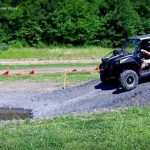ATV aimed at bog at Burning Rock Outdoor Adventure Park, Hatfield & McCoy Region