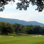 Golfers at Cacapon Resort State Park, Morgan County, WV, Eastern Panhandle Region