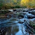 Campbell Falls at Camp Creek State Park, Mercer County, Bluestone Region