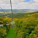 View from ski lift at Canaan Valley State Park, Tucker County, Allegheny Highlands Region