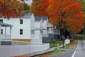 Fall Foliage in West Virginia: Autumn at Cass, WV, Pocahontas County, Allegheny Highland Region