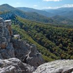 Looking south along North Fork Mountain