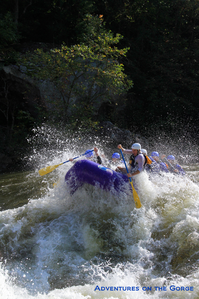 Standing wave on upper Gauley River