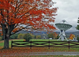 Telescopes at Green Bank, WV, Pocahontas County, Allegheny Highlands Region