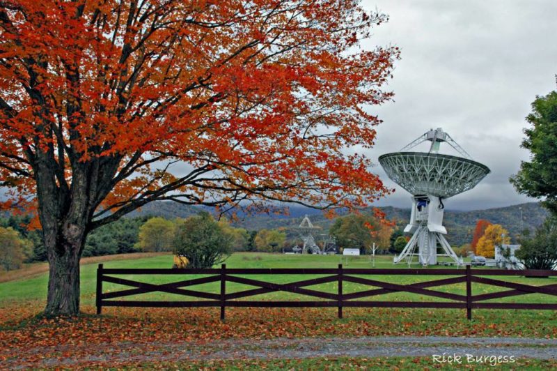 Telescopes at Green Bank, WV, Pocahontas County, Allegheny Highlands Region