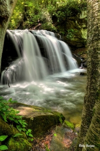 Upper Falls of Holly River, Holly River State Park, Webster County, Allegheny Highlands Region