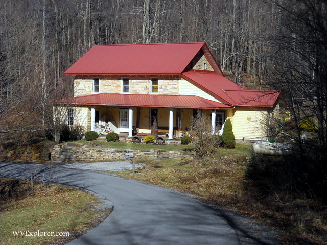 Old Stone House at Ravenseye, WV, Fayette County, New River Gorge Region