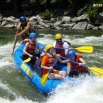 Paddlers on lower Potomac River, Potomac River Whitewater Rafting, River Riders