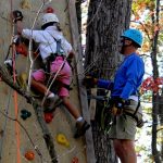 Climbing wall at River Riders, Harpers Ferry, WV