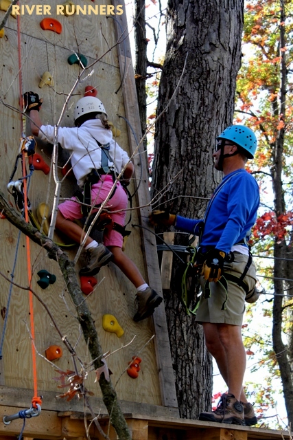Climbing wall at River Riders, Harpers Ferry, WV