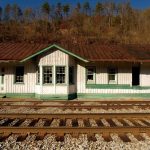 Train Station at Oakvale, West Virginia, Mercer County, Bluestone Region