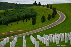West Virginia National Cemetery at Grafton, WV, Taylor County, Monongahela Valley Region