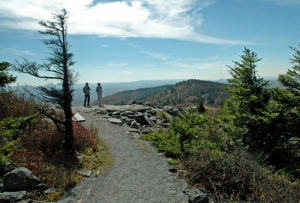 Photographers on Whispering Spruce Trail, Monongahela National Forest, Allegheny Highlands Region