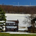 Wind turbines in Allegheny Highlands Region