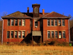 Schoolhouse at Albright, WV, Preston County, Monongahela Valley Region
