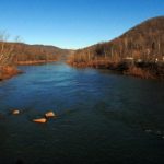 Cheat River at Albright, WV, Preston County, Monongahela Valley Region