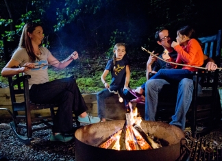 Fireside on vacation with River Expeditions