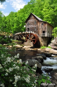 Early Summer at Babcock Mill, Babcock State Park, Fayette County, New River Gorge Region