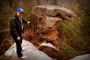 Devil's Tea Table, Little Creek Park, South Charleston, West Virginia, Kanawha County, Metro Valley Region
