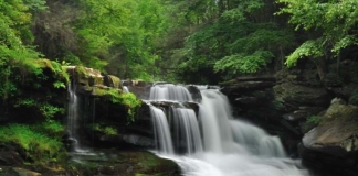 Dunloup Falls, Thurmond, West Virginia, Fayette County, New River Gorge Region