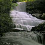Tiered falls on Laurel Creek, Fayette County, New River Gorge Region