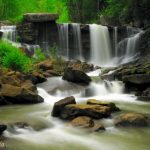 Lower falls on Laurel Creek near Ansted, WV, Fayette County, New River Gorge Region