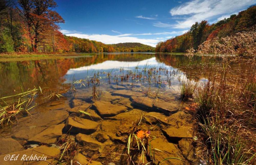 Autumn on Summit Lake - West Virginia Explorer