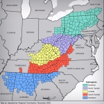 Appalachian Subregions in West Virginia