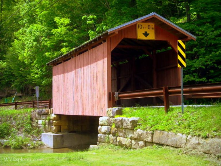 Fish Creek Covered Bridge near Hundred, Wetzel County, Northern Panhandle Region