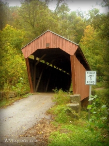 Fletcher Covered Bridge northeast of Salem, Harrison County, Monongahela Valley Region.