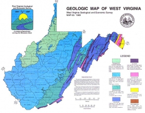 Geologic Map of West Virginia