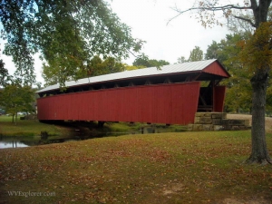 Staats Mill Covered Bridge, Cedar Lakes Conference Center, Jackson County, Mid-Ohio Valley Region