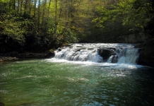 Lower Falls on Glade Creek