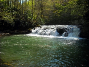 Lower Falls on Glade Creek