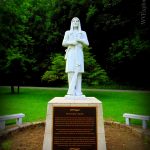 Statue of Logan at Chief Logan State Park, Logan County, Hatfield & McCoy Region