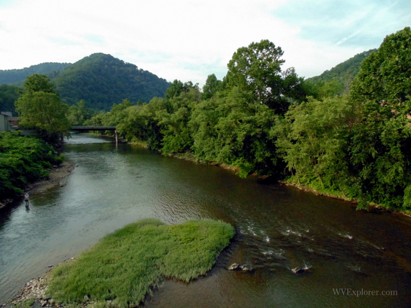 Guyandotte River at Logan, West Virginia, Logan County, Hatfield & McCoy Region
