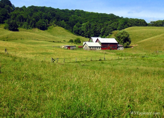 Shady Spring, West Virginia Farm at Shady Spring, West Virginia, Raleigh County, New River Gorge Region