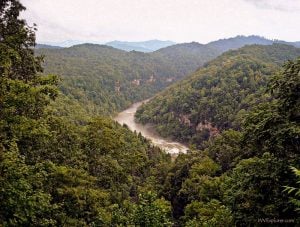 The Lower Gauley River flows through Gauley River National Recreation Area in West Virginia. (WVExplorer.com photo by David Sibray)