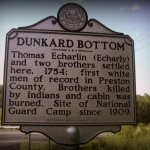 Dunkard Bottom Historic Marker