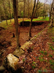 Stone ruin at Alfred Beckley Mill