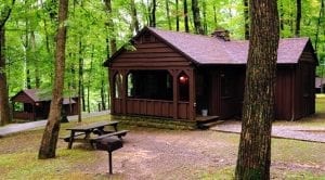 Cabin at Babcock State Park