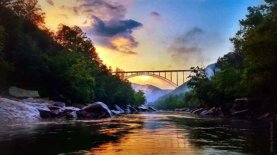 Sunset in the New River Gorge, New River Gorge National Park and Preserve, Wendy Parks Scott