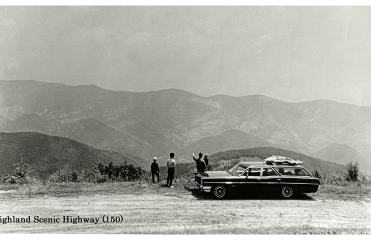 Vintage photo from Highland Scenic Highway