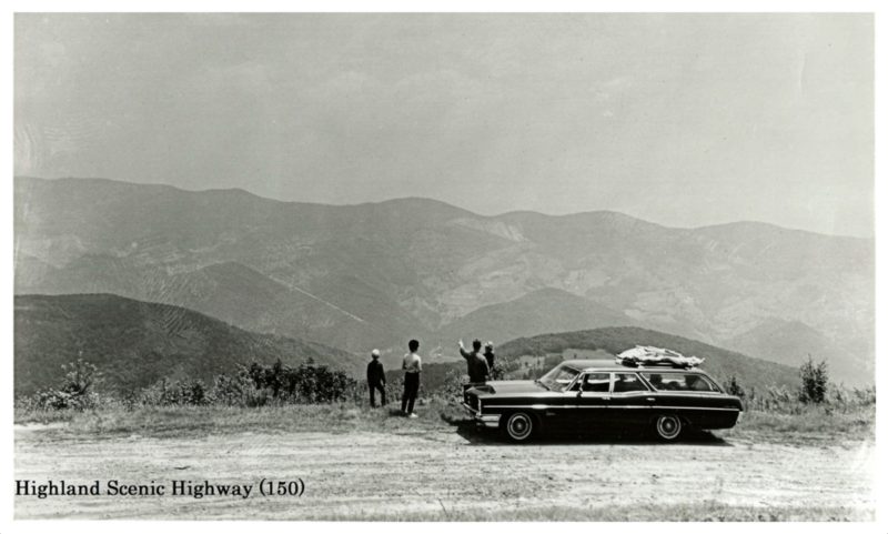 Vintage photo from Highland Scenic Highway