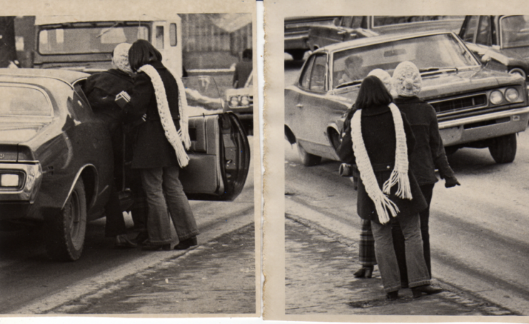 Hitchhikers at WVU, c. 1970s