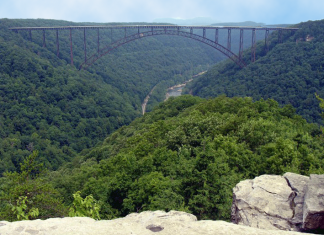 New River Gorge Bridge from Long Point