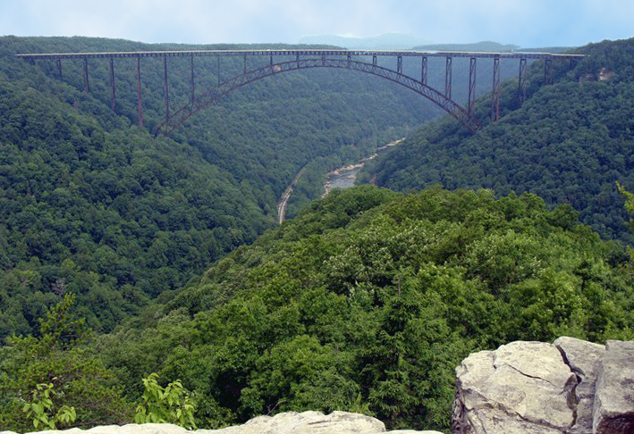 New River Gorge Bridge from Long Point