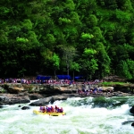 River Expeditions camp at Sweets Falls