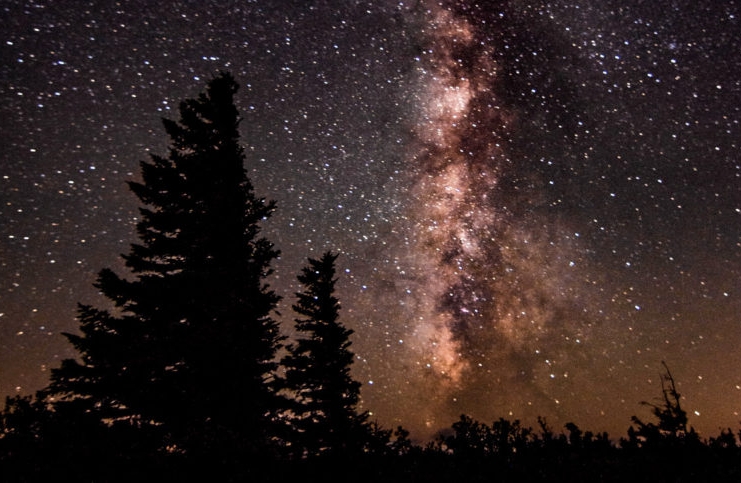 The Milky Way glitters above Dolly Sods, in one of the darkest reaches in the eastern U.S.