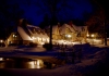 The Hillbrook Inn & Spa in Charles Town on a snow evening